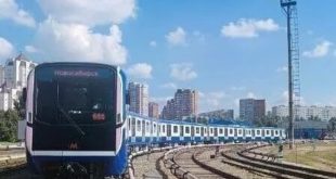 Поставка нового поезда метро в Новосибирск