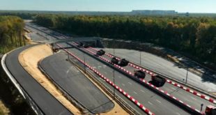 Открытие нового участка Южно-Лыткаринской автодороги в Подмосковье
