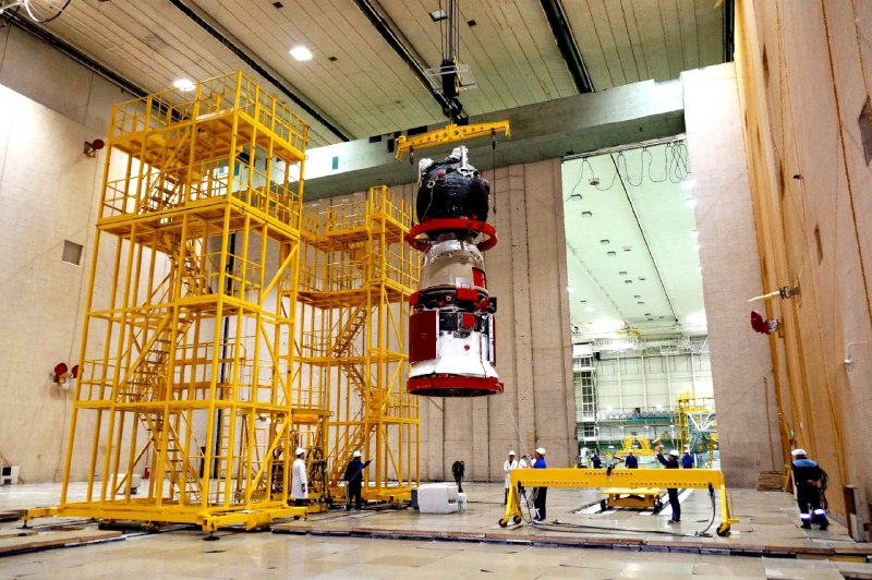 Проверка системы сближения корабля «Союз МС-28»
