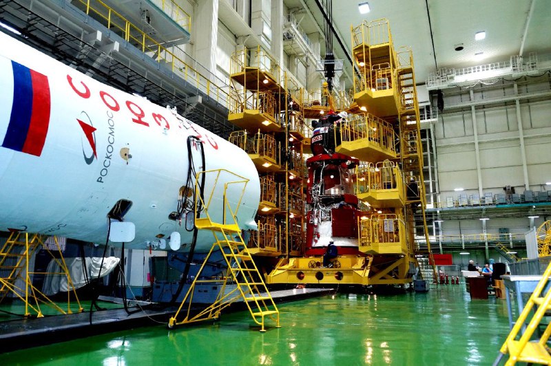 Проверка системы сближения корабля «Союз МС-28»