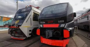 Первый электропоезд ЭП2ДМ на Финляндском вокзале