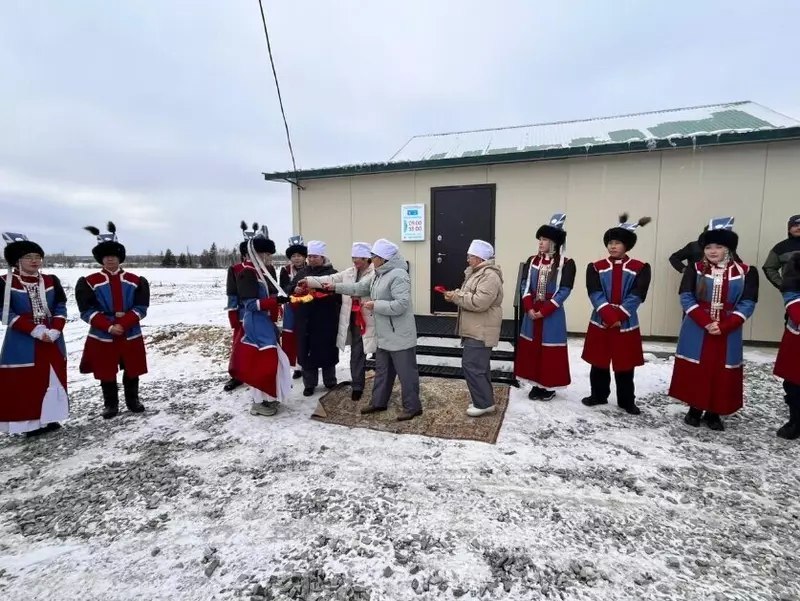 Открытие нового маслоцеха в селе Кердем Якутии