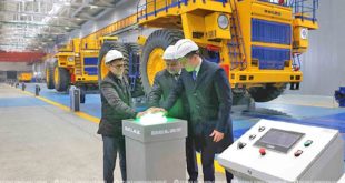 Запуск модернизированного конвейера на БЕЛАЗе