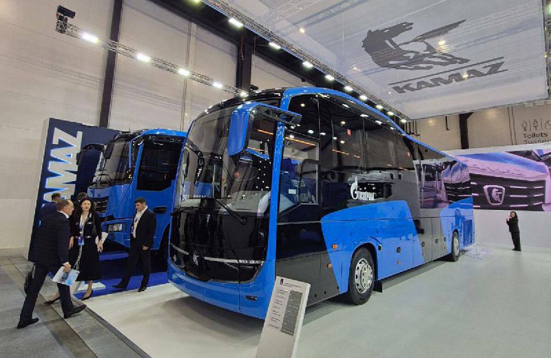 КамАЗ представляет новый туристический автобус на газовом топливе