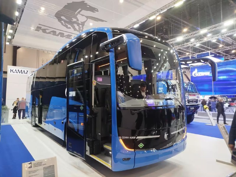 КамАЗ представляет новый туристический автобус на газовом топливе