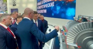 Презентация газотурбинного двигателя ГТД-110М в России