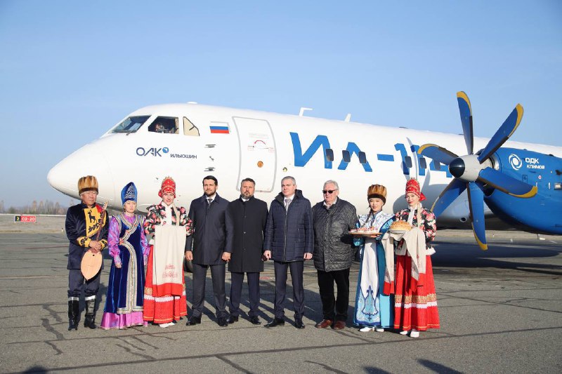 Испытания пассажирского самолета Ил-114-300 в Республике Алтай