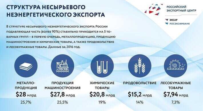 Рост несырьевого неэнергетического экспорта России в 2023 году