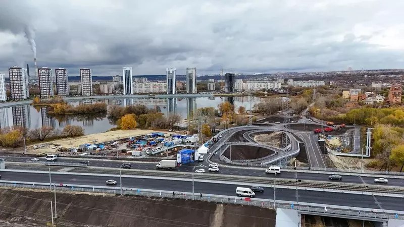 Открытие движения по Минаевскому мосту в Ульяновске