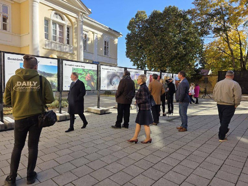 Открытие уличной экспозиции «Свет внутри нас» в Венгрии