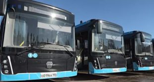 В Мелитополе и Бердянске введены в эксплуатацию 140 новых автобусов