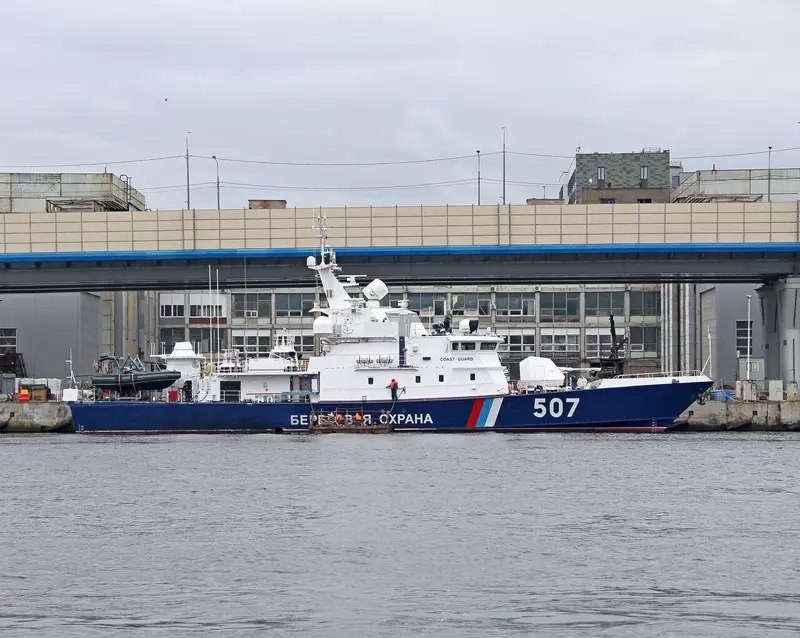 Строительство пограничного сторожевого корабля "Светляк" для ФСБ России