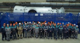 Первая газовая турбина ГТЭ-170 для ТЭЦ успешно испытана на ЛМЗ