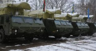 Прибытие батарей ЗРК 'Тор-М2' в Белоруссию
