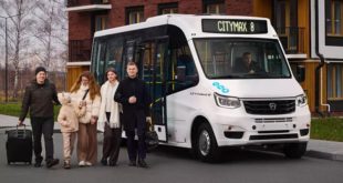 Запуск нового низкопольного автобуса Citymax 8 в России