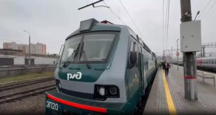 Представлен новый двухэтажный поезд «Буревестник» с высокой скоростью