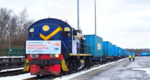 Новый железнодорожный сервис FESCO из Китая в Санкт-Петербург
