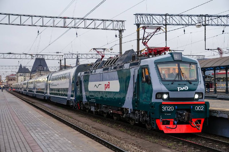 Запуск нового поезда «Буревестник»