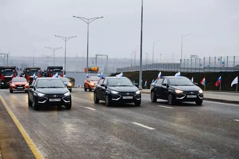 Открытие первого этапа магистрали 'Центральная' в Самаре