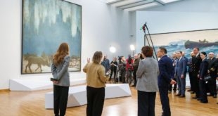 Реставрация картины Коровина с помощью Росатома