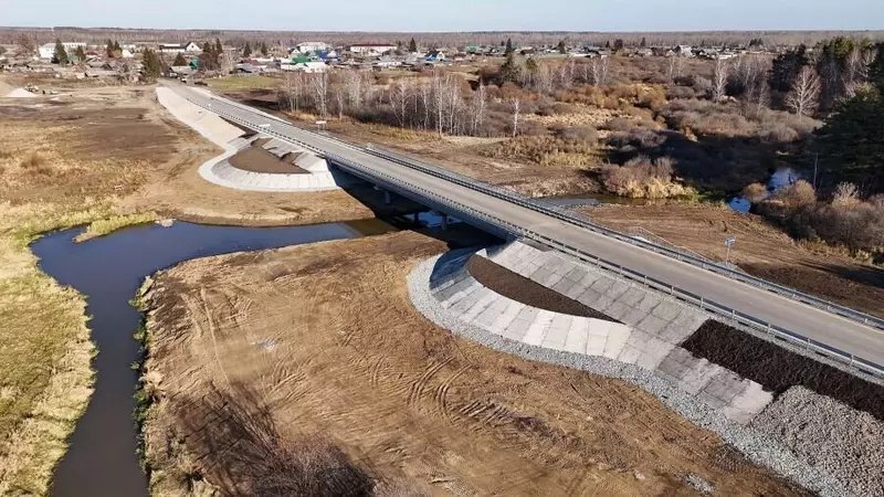 Новый мост в Слободо-Туринском районе Свердловской области