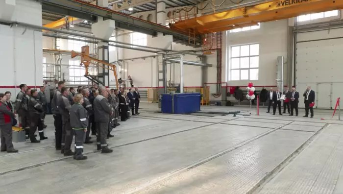Открытие модернизированного цеха в вагоноремонтном депо Читы