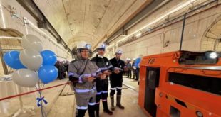 Запуск нового вагоноремонтного депо на глубине 250 метров