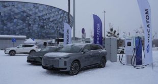 Первый электрозарядный комплекс «Росатом» в Новосибирске