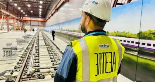 Испытания стрелочного перевода для высокоскоростной магистрали «Сапсан-2»