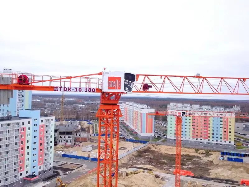 GIRAFFE завершил испытания модернизированного крана TDK-10.180 GIRAFFE завершил испытания модернизированного крана TDK-10.180