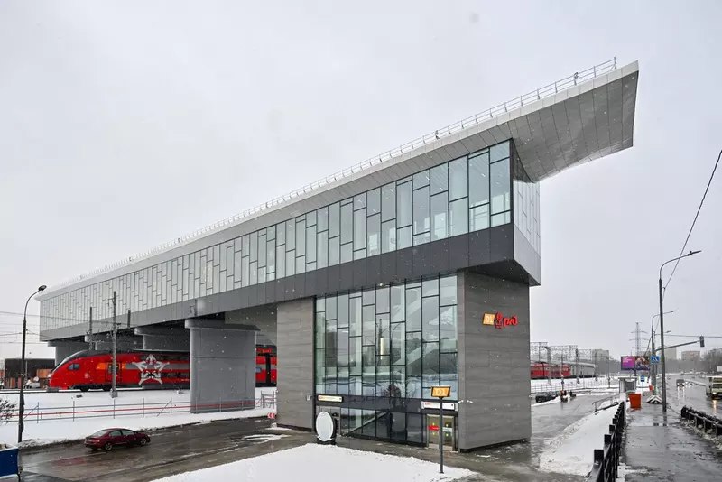 Открытие нового вокзала Петровско-Разумовская в Москве
