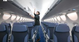 Завершение установки интерьера в российском Superjet 100