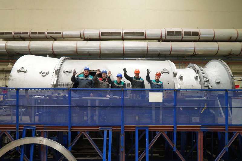Готовность газовой турбины ГТЭ-170 для Артемовской ТЭЦ-2