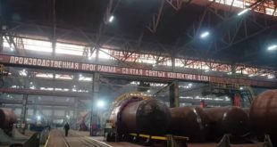 В Энгельсе запустили новую линию на заводе металлоконструкций