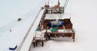 Строительство моста через реку Витим в полном объеме
