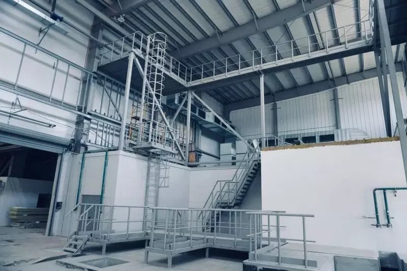 Строительство нового литейного цеха на Уральском заводе гражданской авиации