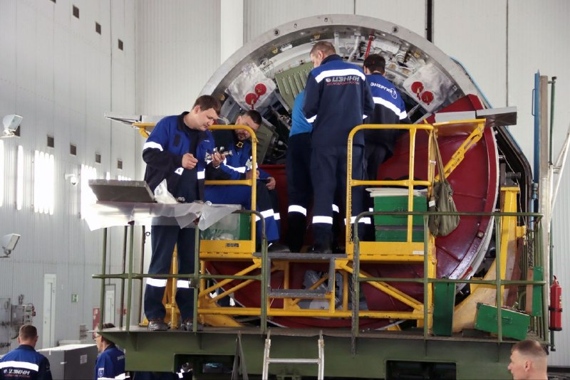 Грузовой корабль «Прогресс МС-34» заправили для запуска с Байконура 26 апреля Грузовой корабль «Прогресс МС-34» заправили для запуска с Байконура 26 апреля