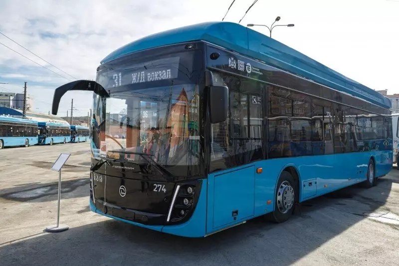 В Екатеринбург поставили 55 троллейбусов «Горожанин» с увеличенным автономным ходом