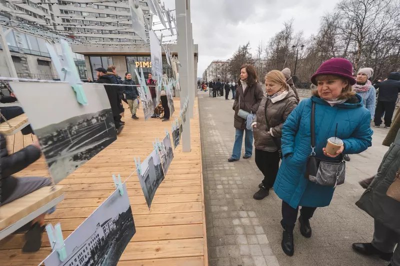В Мурманске после реконструкции открылась пешеходная улица Ленинградская