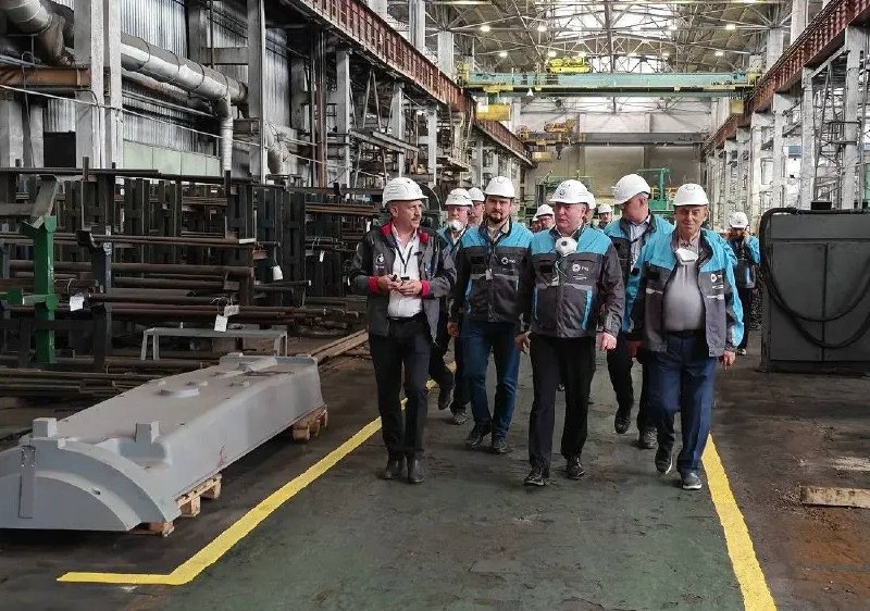 Делегация ТМХ оценила модернизацию Литейного завода «Петрозаводскмаш»