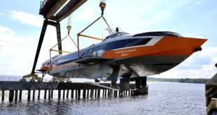 Завершено строительство судов на подводных крыльях «Губернатор Баранов» и «Купец Сироткин»