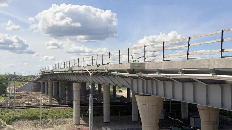 Ход строительства Южной широтной магистрали в Санкт-Петербурге