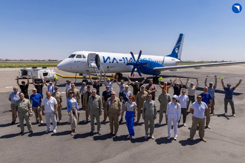 Ил-114-300 успешно прошел испытания экстремальной жарой в Узбекистане