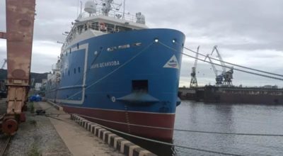 Завершено строительство краболова «Залив Шелихова»