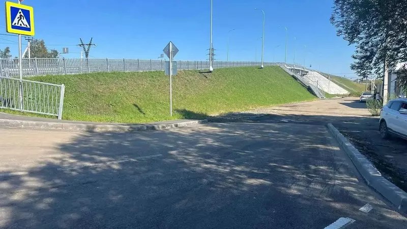 В Новосинеглазово открыли новый путепровод через железную дорогу В Новосинеглазово открыли новый путепровод через железную дорогу