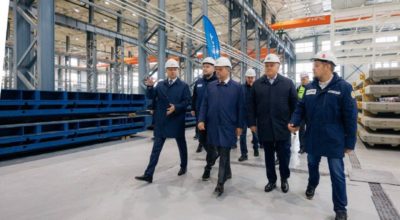 В Великом Новгороде запустили серийное производство рельсовых плит для ВСМ Москва — Санкт-Петербург