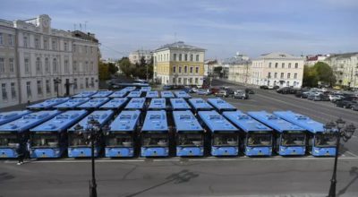 В Твери и Калининском округе на маршруты выходят 30 новых автобусов