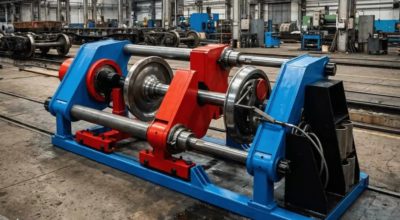 В России выпускают пресс усилием 600 тонн для ремонта колёсных пар