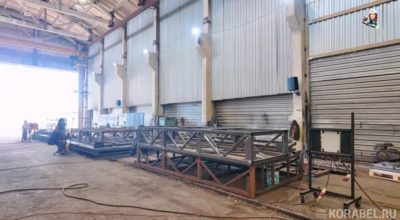 В Ленобласти начали строительство плавучего причала проекта ПРП-36