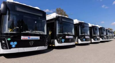 В Крым поставили 21 новый автобус большого класса ЛиАЗ